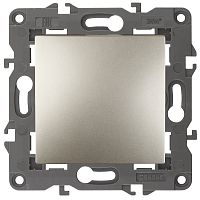 Выключатель кнопочный без рамки Эра Elegance 1-кл. шампань картинка